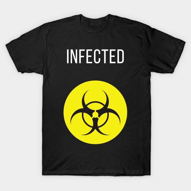 Infected Biohazard Symbol Zombie Virus Outbreak T-Shirt T-Shirt by Forever December